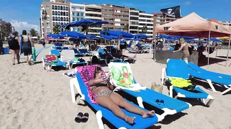 Beach Walking tour - Costa Brava Spain - Spain Holiday, August 2022