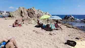 Beach Walking tour - Costa Brava Spain - Spain Holiday, August 2022