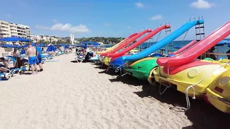 Beach Walking tour - Costa Brava Spain - Spain Holiday, August 2022