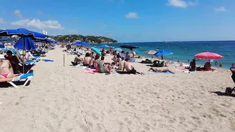 Beach Walking tour - Costa Brava Spain - Spain Holiday, August 2022