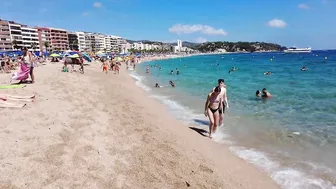 Beach Walking tour - Costa Brava Spain - Spain Holiday, August 2022