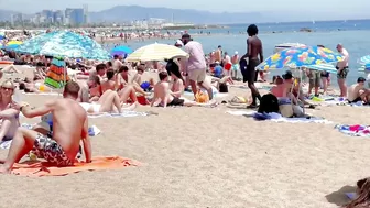 Barcelona beach walk/ beach Sant Sebastia