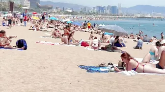 Barcelona beach walk/ beach Sant Sebastia