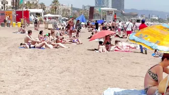 Barcelona beach walk/ beach Sant Sebastia