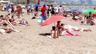 Barcelona beach walk/ beach Sant Sebastia