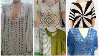 The newest ???? dowry crochet sweater models // The most beautiful hand knitted sweater / Örgü kazak