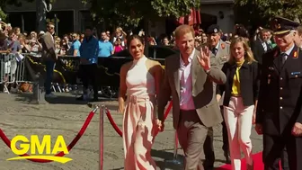 Prince Harry and Meghan arrive in Germany to promote Invictus Games l GMA