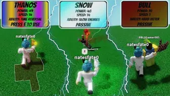 How to Properly use Thanos, Snow, and Bull - Roblox Slap Battles