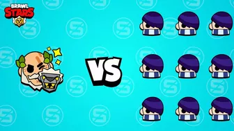 1 Sam brawler Vs 9 same brawlers