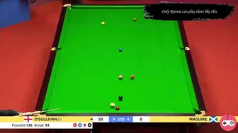 SNOOKER RONNIE O'SULLIVAN'S BEST SHOTS COMPILATION 4 - 2022