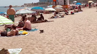 Barcelona beach walk, beach Sant Miquel