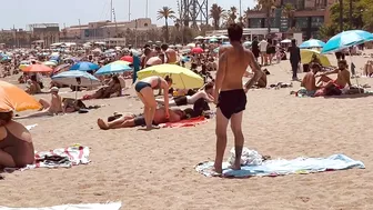 Barcelona beach walk, beach Sant Miquel