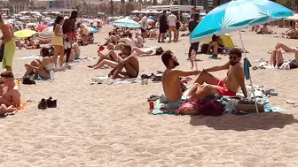 Barcelona beach walk, beach Sant Miquel