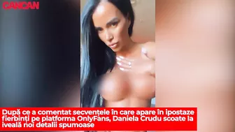 După ce a rupt pe Onlyfans, Daniela Crudu declară:"Dacă mă combin cu vreun intelectual mă bate tata"