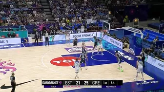 Estonia ???????? - Greece ???????? | Game Highlights - FIBA #EuroBasket 2022