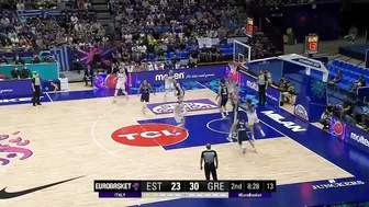 Estonia ???????? - Greece ???????? | Game Highlights - FIBA #EuroBasket 2022