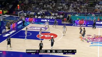 Estonia ???????? - Greece ???????? | Game Highlights - FIBA #EuroBasket 2022