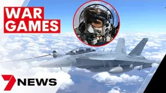 Planes refuelled mid-air in striking end to war games above Queensland | 7NEWS