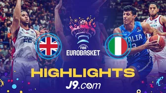 Great Britain ???????? - Italy ???????? | Game Highlights - FIBA #EuroBasket 2022