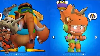 THE SKIN DINOSAUR AND MAMMOTH ???? ❗BRAWL STARS IN -10,000,000 years????| ????????