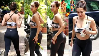 కెవ్వు కేక పోరి????| Malaika Arora Latest STUNNING Looks Spotted At Diva Yoga In Bandra | Pawan Kalyan