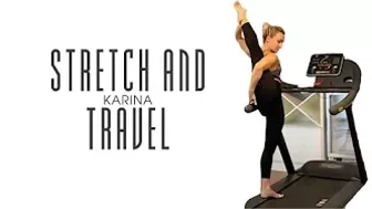 alternative way to use running track for stretching | contortion flexibility | stretch splits