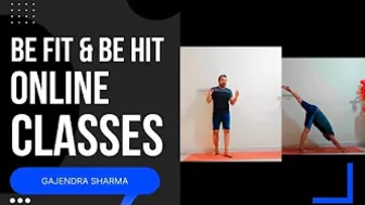 Workout & Stretching | Yoga | Fitness | Online Class | Gajendra Sharma Vlog | Happy Body Happy Life