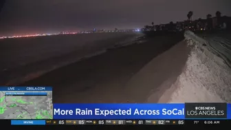 Long Beach crews work to protect beaches during storm