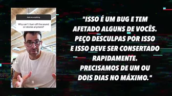 Um BUG novo nos Stories e a pergunta: Instagram virou Facebook?