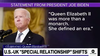 Biden will travel to England for the queen’s funeral