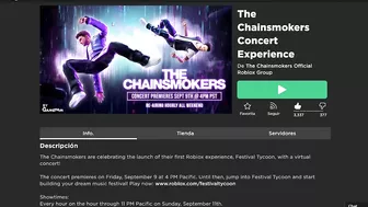 CONSIGUE BATERIA de THE CHAINSMOKERS GRATIS en ROBLOX | EVENTO ROBLOX X THE CHAINSMOKERS