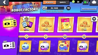 Brawl Stars Win 2 Battles in Brawl Ball and Gets Gems ???? ROBOT FACTORY GIFTS!???? Brawl Star Free GIFTS