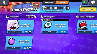 Brawl Stars Win 2 Battles in Brawl Ball and Gets Gems ???? ROBOT FACTORY GIFTS!???? Brawl Star Free GIFTS