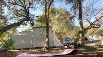 Começando o dia assim! #stretching #ioga #outdooryoga #camping #camp