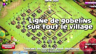 3 ÉTOILES sur le CHALLENGE : GOBELINS ILLIMITÉS de Clash of Clans !