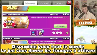 3 ÉTOILES sur le CHALLENGE : GOBELINS ILLIMITÉS de Clash of Clans !