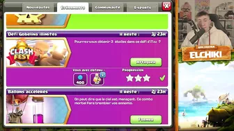 3 ÉTOILES sur le CHALLENGE : GOBELINS ILLIMITÉS de Clash of Clans !