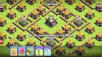 how to easily 3 star infinite goblin challenge ???????????? | Ajith010 Gaming | Clash of clans malayalam