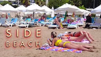 ANTALYA SIDE Beach walk ???????? #TURKIYE #turkey #side #beach #Antalya