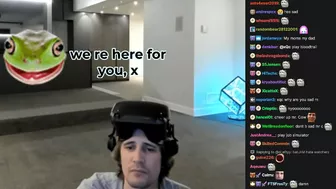 xQc hiding his sadness on stream but everyone realize it (with Chat and Pokelawls)