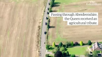 Thousands wave goodbye to the Queen as her coffin travels from Balmoral to Edinburgh