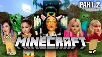 Celebrities Playing Minecraft PART 2