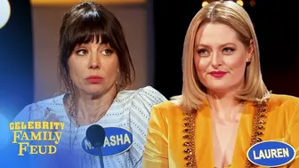 Natasha Leggero vs. Lauren Ash on Celebrity Family Feud!