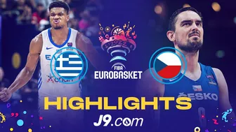 Greece ???????? - Czech Republic ???????? | Round of 16 | Game Highlights - FIBA #EuroBasket 2022