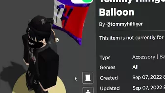 GLITCHED FREE ACCESSORY!? HOW TO GET Tommy Hilfiger Balloon! (ROBLOX Tommy Play Event)