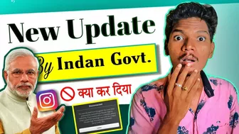 Instagram Big Update by Indian Govt. | Ye Kya kar diya