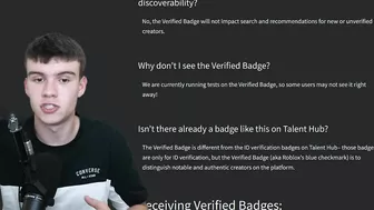 Roblox Added VERIFIED CHECKMARKS... This Is How You Get One!