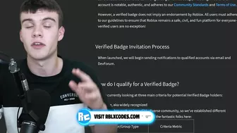 Roblox Added VERIFIED CHECKMARKS... This Is How You Get One!