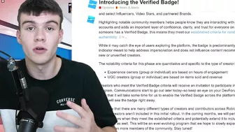 Roblox Added VERIFIED CHECKMARKS... This Is How You Get One!