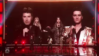 ELVIS Comes Alive To Sing with Simon Cowell, Sofia Vergara and Heidi Klum on America's Got Talent!